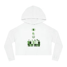 Load image into Gallery viewer, I See Dead People - Women’s Cropped Hooded Sweatshirt - TabbyCrafts.com