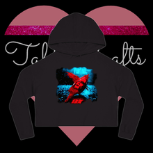 Load image into Gallery viewer, It Can't Rain All The Time - Women’s Cropped Hooded Sweatshirt - TabbyCrafts.com