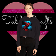 Load image into Gallery viewer, It Can&#39;t Rain All The Time - Women’s Cropped Hooded Sweatshirt - TabbyCrafts.com
