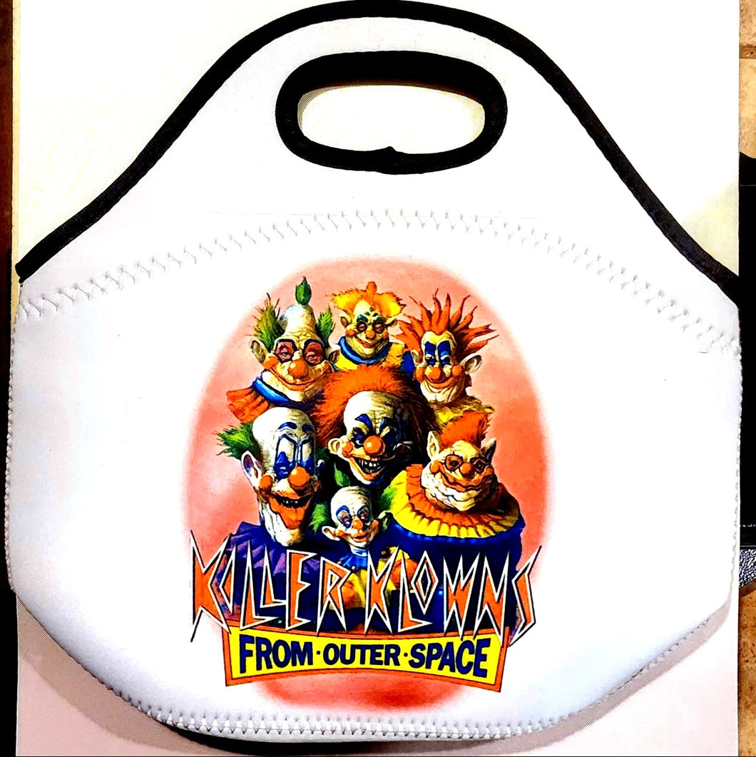 Killer Klowns From Outerspace Handcrafted Lunch Tote Bag - TabbyCrafts LLC