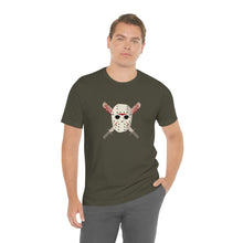 Load image into Gallery viewer, Mask and Machette - Unisex Jersey Short Sleeve Tee - TabbyCrafts.com