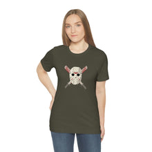 Load image into Gallery viewer, Mask and Machette - Unisex Jersey Short Sleeve Tee - TabbyCrafts.com