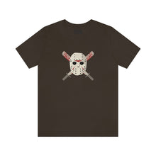 Load image into Gallery viewer, Mask and Machette - Unisex Jersey Short Sleeve Tee - TabbyCrafts.com