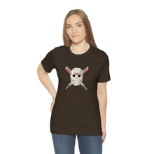 Load image into Gallery viewer, Mask and Machette - Unisex Jersey Short Sleeve Tee - TabbyCrafts.com