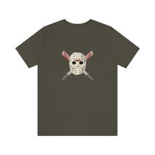 Load image into Gallery viewer, Mask and Machette - Unisex Jersey Short Sleeve Tee - TabbyCrafts.com
