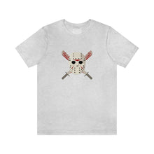 Load image into Gallery viewer, Mask and Machette - Unisex Jersey Short Sleeve Tee - TabbyCrafts.com