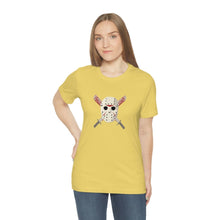 Load image into Gallery viewer, Mask and Machette - Unisex Jersey Short Sleeve Tee - TabbyCrafts.com