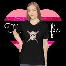 Load image into Gallery viewer, Mask and Machette - Unisex Jersey Short Sleeve Tee - TabbyCrafts.com