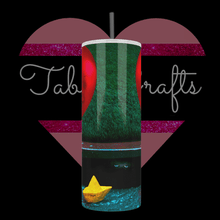 Load image into Gallery viewer, Pennywise Red Balloon Handcrafted 20oz Stainless Steel Tumbler - TabbyCrafts.com