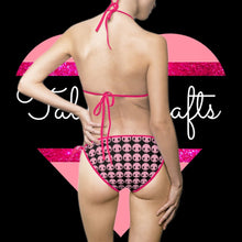 Load image into Gallery viewer, Pink Skull Bikini - TabbyCrafts.com