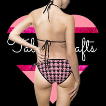 Load image into Gallery viewer, Pink Skull Bikini - TabbyCrafts.com