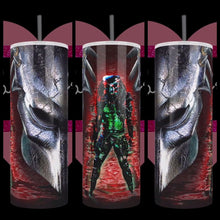 Load image into Gallery viewer, Predator Custom Design Handcrafted on 20oz Stainless Steel Tumbler - TabbyCrafts LLC - TabbyCrafts.com