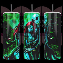 Load image into Gallery viewer, Pumpkin King and Queen 20oz Stainless Steel Tumbler - TabbyCrafts.com