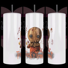 Load image into Gallery viewer, Sam Trick or Treat Handcrafted 20oz Stainless Steel Tumbler - TabbyCrafts.com