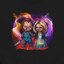 Load image into Gallery viewer, "Toxic Love" Tiffany & Chucky Unisex Heavy Blend™ Crewneck Sweatshirt - TabbyCrafts.com