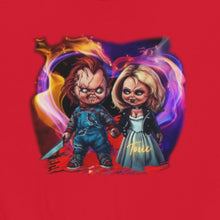 Load image into Gallery viewer, "Toxic Love" Tiffany & Chucky Unisex Heavy Blend™ Crewneck Sweatshirt - TabbyCrafts.com
