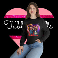 Load image into Gallery viewer, "Toxic Love" Tiffany & Chucky Unisex Heavy Blend™ Crewneck Sweatshirt - TabbyCrafts.com