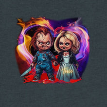 Load image into Gallery viewer, "Toxic Love" Tiffany & Chucky Unisex Heavy Blend™ Crewneck Sweatshirt - TabbyCrafts.com
