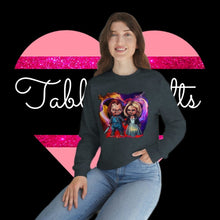 Load image into Gallery viewer, "Toxic Love" Tiffany & Chucky Unisex Heavy Blend™ Crewneck Sweatshirt - TabbyCrafts.com