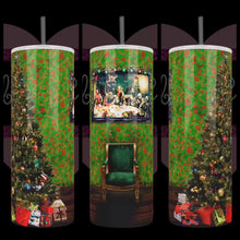 Load image into Gallery viewer, Handcrafted &quot;Holiday Zombies&quot; Exclusive Design 20oz Stainless Steel Tumbler
