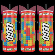 Load image into Gallery viewer, Blocks &quot;Lego&quot; custom Handcrafted 20oz Stainless Steel Tumbler
