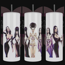 Load and play video in Gallery viewer, Goth Queens, Elvira, morticia addams, bride of frankenstein, 
