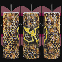 Load and play video in Gallery viewer, Wu-T Killa Beez Custom Design Handcrafted 20oz Stainless Steel Tumbler
