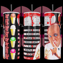 Load and play video in Gallery viewer, Ice Cream Man Custom 20oz Stainless Steel Tumbler
