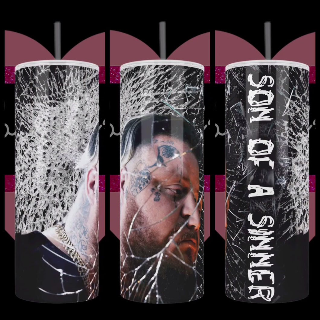 Jelly Roll Custom Handcrafted 20oz Stainless Steel Tumbler