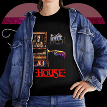 Load image into Gallery viewer, 1980s Horror Movie &quot;HOUSE&quot; Custom Design Tee-Shirt - TabbyCrafts.com
