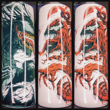Load and play video in Gallery viewer, Venom &amp; Carnage Handcrafted 20oz Stainless Steel Tumbler
