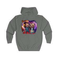 Load image into Gallery viewer, Toxic Love Tiffany and Chucky Custom Unisex Full Zip Hoodie

