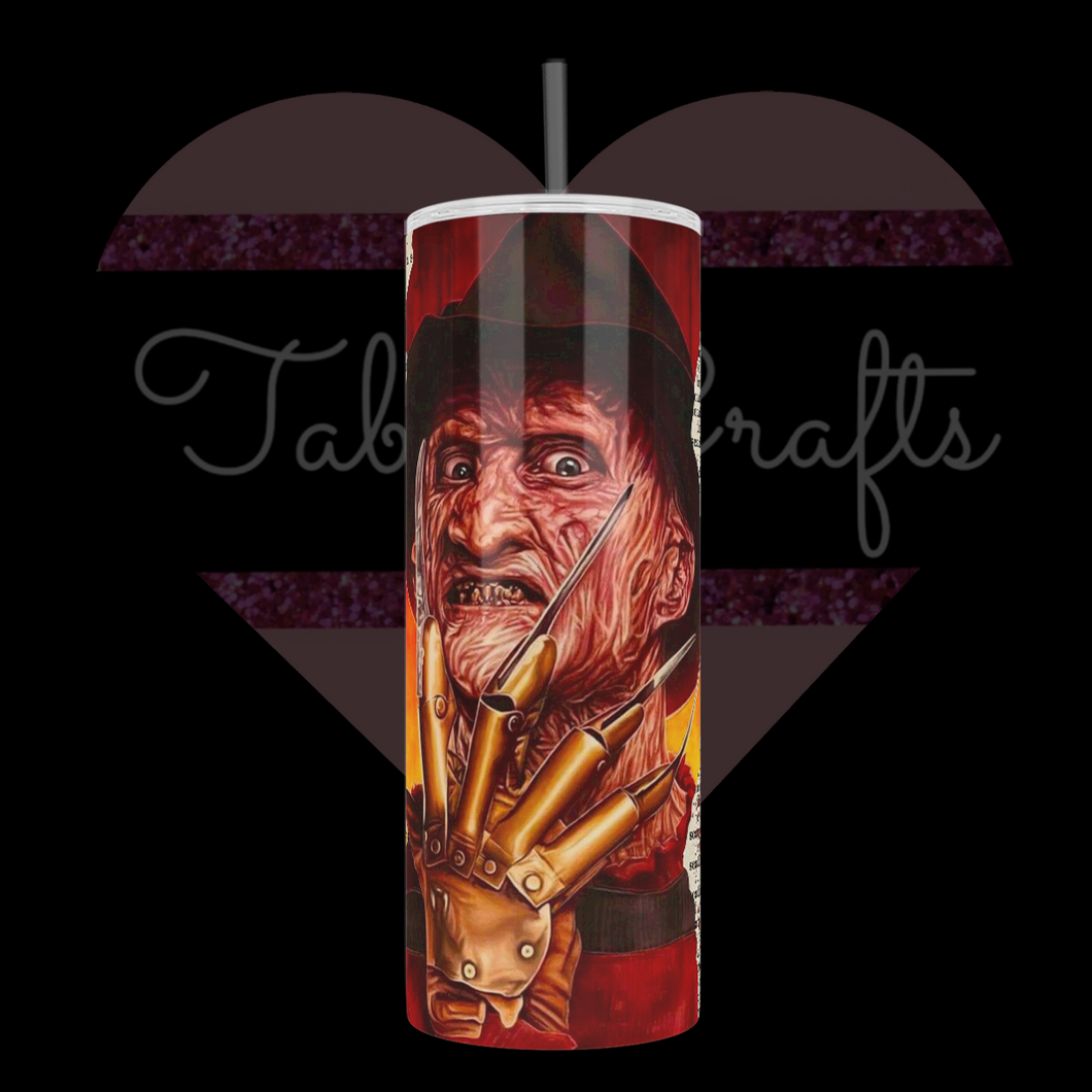 Freddy With Scroll 20oz Stainless Steel Tumbler