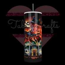 Load and play video in Gallery viewer, Freddy&#39;s Coming For You Poem with Freddy 20oz Stainless Steel Tumbler
