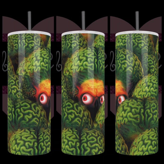 Handcrafted "Mars Attacks" Inspired 20oz Stainless Steel Tumbler - TabbyCrafts.com