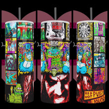 Load and play video in Gallery viewer, Mr Rob Zombie and White Zombie Handcrafted 20oz Stainless Steel Tumbler

