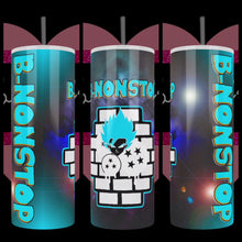 Load and play video in Gallery viewer, B-Nonstop Custom Design on 20oz Stainless Steel Tumbler
