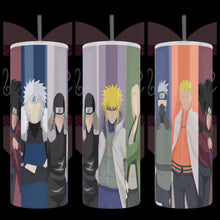 Load and play video in Gallery viewer, Naruto Collage Handcrafted 20oz Stainless Steel Tumbler

