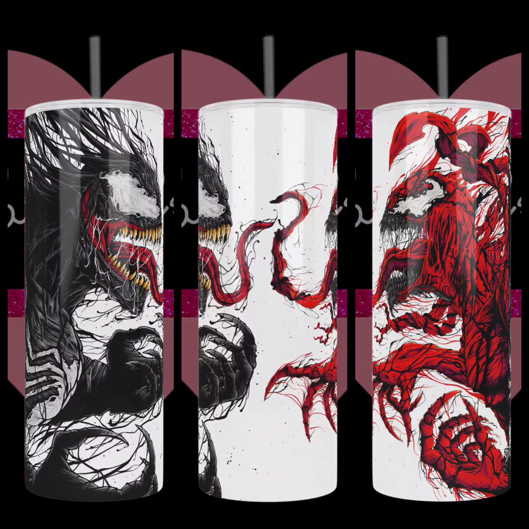 Venom & Carnage Handcrafted 20oz Stainless Steel Tumbler