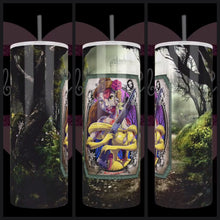 Load and play video in Gallery viewer, Handcrafted &quot;Zombie French Belle&quot; Princess 20oz Stainless Steel Tumbler

