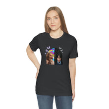 Load image into Gallery viewer, BFFs Enid &amp; Wednesday - Unisex Jersey Short Sleeve Tee - TabbyCrafts.com
