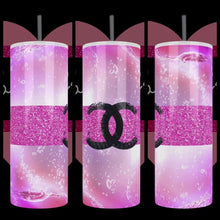 Load image into Gallery viewer, CoCo C Designer Bag Inspired 20oz Stainless Steel Tumbler - TabbyCrafts LLC - TabbyCrafts.com
