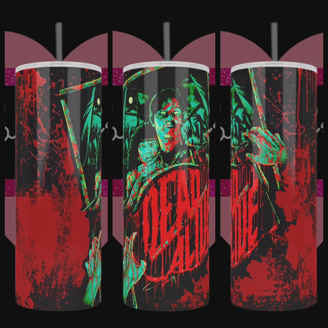 Dead Alive Poster Inspired Handcrafted 20oz Stainless Steel Tumbler