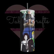Load image into Gallery viewer, Handcrafted &quot;Dogma&quot; Inspired Exclusive Design 20oz Stainless Steel Tumbler - TabbyCrafts.com
