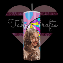 Load image into Gallery viewer, Handcrafted &quot;Enid &amp; Wednesday&quot; Inspired 20oz Stainless Steel Tumbler - TabbyCrafts.com
