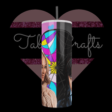 Load image into Gallery viewer, Handcrafted &quot;Enid &amp; Wednesday&quot; Inspired 20oz Stainless Steel Tumbler - TabbyCrafts.com
