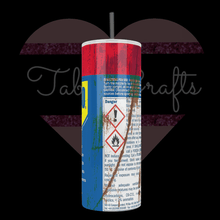 Load image into Gallery viewer, Handcrafted &quot;Forty Spray&quot; 20oz Stainless Steel Tumbler - TabbyCrafts LLC

