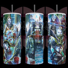 Load image into Gallery viewer, Handcrafted &quot;Ghosts&quot; Inspired 20oz Stainless Steel Tumbler - TabbyCrafts.com
