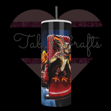 Load image into Gallery viewer, Handcrafted &quot;Gremlin Like A Boss&quot; 20oz Stainless Steel Tumbler - TabbyCrafts.com
