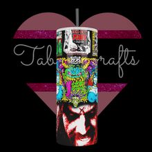 Load image into Gallery viewer, Handcrafted &quot;Mr Zombie&quot; Inspired 20oz Stainless Steel Tumbler - TabbyCrafts.com

